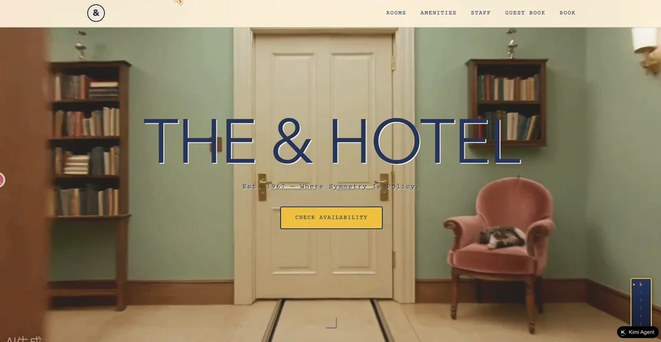 酒店网站：THE & HOTEL 首页